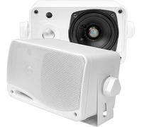 2 PYLE PLMR24 casse bianche marine impermeabili per esterni all'aperto piscina