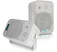 Pyle Casse Audio Impermeabili Interne/Esterne, Coppia da 13 Centimetri, Altoparlanti da Parete/Soffitto, Copertura Resistente, Speaker 200 Watt RMS, Bianco