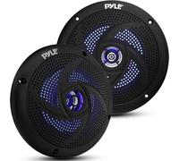 PYLE PLMRS53BL altoparlanti neri led waterproof impermeabili 13 cm 90 watt rms