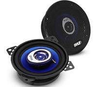 Pyle Casse Auto Altoparlante 10 Centimetri, Coppia, Cone Blu 2 Vie 180 Watt Picco, Guarnizione in Gomma Butilica, Risposta in Frequenza 110-20kHz