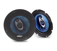 Pyle Casse Auto Stereo Sistema Altoparlanti 16,5 Centimetri Tre Vie, 180 Watt, RMS/360 Watt, Impedenza 4 Ohm, Tweeter Piezo da 2 Centimetri, Audio Triaxiale, Blu
