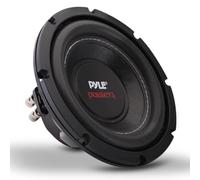 Pyle Casse Auto, Subwoofer 20 cm, Cono in Carta Non Pressato, Basket Plastica Nera, Impedenza 4 Ohm, Altoparlanti Auto Potenza 800 Watt, Surround in Schiuma