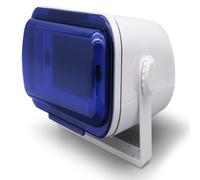 Pyle Coperchio Stereo Marino Universale Resistente, Protezione Impermeabile per Altoparlanti Radio Barca con Sportello Flip-Up e Guarnizione in Neoprene, Compatibile con Casse Audio e Speaker DIN