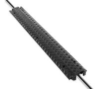 Pyle Copertura per Rampa di Protezione Durevole dei Cavi, Supporta Tubi per Carichi Pesanti a Canale Singolo da 4989 kg, Protezione del Pavimento con Binari per Cavi, 100x13x2 cm, Interno ed Esterno