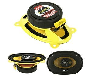 Pyle COPPIA DI ALTOPARLANTI DIFFUSORI PLG46.3 4 x 6 10 X 15 CM 100 X 150 MM 4X6 DA 180 WATT RMS E 360 WATT MAX PREDISPOSIZIONE AUTO SISTEMA A 3 VIE TRIASSIALI PER ALLOGGIAMENTI STANDARD
