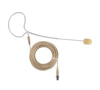 Pyle Cuffie Microfono Sovrauricolari Portatili con Microfono ad Archetto Colore Carne, Omnidirezionale Cablato, Condensatore, Cavo Mini XLR 4 Poli e Antivento Incluso