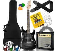 Pyle Kit Chitarra Elettrica con Amplificatore, Chitarra Elettrica Bambini Full Size da 1 metro, Chitarra per Bambini con Pickup Humbucker e Amplificatore Rock per Bambini e Giovani