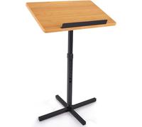 Pyle Leggio per Libri Regolabile in Altezza, Podio Portatile da Pavimento con Design Stabile per Presentazioni in Classe, Conferenze, Supporto Notebook, Libri con Mensola Superiore Inclinata