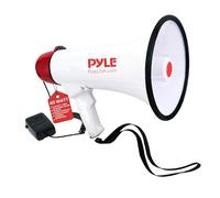 Pyle Megafono 40 Watt, Megafono Portatile con Suono Chiaro e Manico Ergonomico, Multifunzione con Talk, Sirena e Controllo Volume, Microfono Staccabile