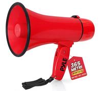 Pyle Megafono Portatile da 20 Watt, Megafono Compatto a Mano con Sirena e Volume Regolabile, Ideale per Eventi, Sport, Annunci e Comunicazioni