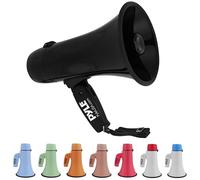 Pyle Megafono Portatile da 20 Watt, Megafono Compatto a Mano con Sirena e Volume Regolabile, Ideale per Eventi, Sport, Annunci e Comunicazioni