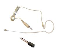 Pyle Microfono auricolare - Microfono auricolare con condensatore omnidirezionale, cavo da 1,2 m, parabrezza, vestibilità sicura per presentazioni, palcoscenico, istruttori di teatro e fitness, tono