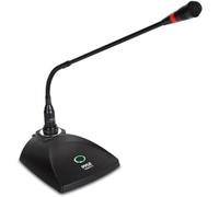 Pyle Microfono Professionale a Collo d'Oca da Tavolo, Microfono a Condensatore con Filtro Pop, Cavo XLR a 6,35 mm, Karaoke, Conferenze, Studio