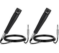 Pyle Microfono Professionale, Microfono Dinamico Cardioide Unidirezionale, Filtro Anti-Soffio, Cavo Audio XLR da 4,5 Metri, Microfono Karaoke, per Esibizioni, Registrazioni, Microfono per Cantare