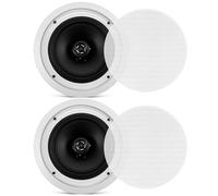 PYLE PDIC80T - Altoparlanti bidirezionali da soffitto da 8" con trasformatore da 70 V
