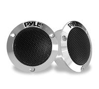 Pyle PRICE GLITCH 1.0” Dome Tweeter - 80 Watts at 4-Ohm, Car Tweeter with Aluminum Housings, Enhance Lower Frequency Music Note, 2.3 Inches Full Range Car Speakers - PLTWB3