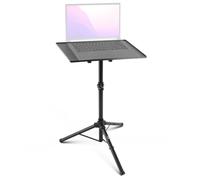 Pyle Pro DJ Laptop, supporto per proiettore - Supporto regolabile per computer portatile, attrezzatura DJ per computer, supporto per studio di attrezzature da studio, altezza regolabile da 71 cm a 127