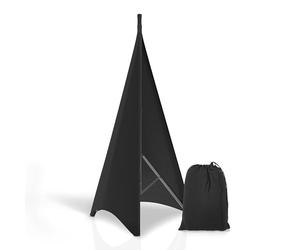 Pyle PSCRIM2B - Treppiede universale per illuminazione, con copertura elastica, colore: Nero