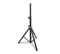 PYLE PSTND1 - Supporto universale per altoparlanti, con coperchio in gomma resistente, con altezza regolabile da 150,1 cm a 80,1 cm, con perno di sicurezza e inserto compatibile da 35 mm