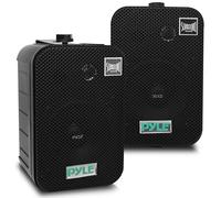 Pyle Sistema Altoparlanti Impermeabili, Casse Audio da 13,3 Centimetri per Parete/Soffitto, Speaker con Griglia Robusta e Casse Supporto Universale per Piscina, Patio, Interni, Nero