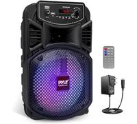 Pyle Speaker Bluetooth Portatile,Ricaricabile da 300W con Subwoofer da 20,32 cm e Tweeter da 2,54 cm, Ingresso Microfono, MP3/USB, Radio, Telecomando