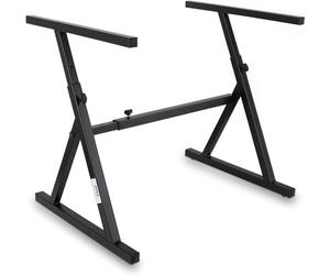 Pyle Stand Tastiera, Supporto Tastiera Musicale Pieghevole e Regolabile in Altezza per Viaggi e Conservazione, Cavalletto Tastiera, Supporto Pianola e Adatto a Pianoforti Elettrici da 54-88 Tasti