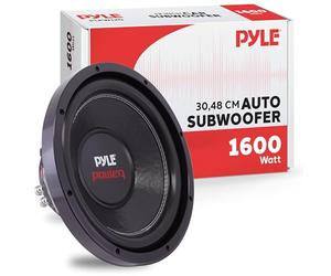Pyle Subwoofer Auto 30 cm 1600 W, Cassa Subwoofer con Bobina 5 cm 4 Strati, 90 dB, Magnete 1,7 kg, Speaker Audio per Auto con Altoparlanti e Casse Audio ad Alte Prestazioni