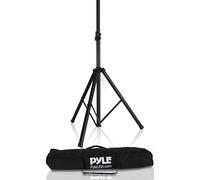 Pyle Supporto Altoparlanti, Stativi per Casse Acustiche, Stativi Casse Audio Treppiede Pieghevole, Altezza Regolabile Fino a 177,8 cm, Inserimento Compatibile 3,5 cm