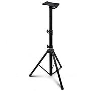PYLE PSTND1 - Supporto universale per altoparlanti, con coperchio in gomma resistente, con altezza regolabile da 150,1 cm a 80,1 cm, con perno di sicurezza e inserto compatibile da 35 mm