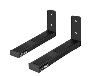 Pyle Supporto Casse Audio da Parete Regolabile, Bracci Estensibili in Acciaio 17-30 cm, Capacità 50 kg, per Casse DJ, Cassa Bluetooth e Speaker, 2 Pezzi