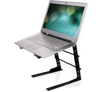 Pyle Supporto Laptop, Laptop Stand, Supporto Notebook Regolabile, Altezza 16 a 27,7 Centimetri, Anti-Scivolo, Supporto Laptop Scrivania, Supporto Laptop DJ, Gaming, Casa o Ufficio