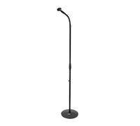 Pyle Supporto Microfono Universale - Supporto Microfono M-6, Adattatore Standard USA, Regolabile in Altezza da 31,5" a 60", Supporto Flessibile Pivotante - Pulsante di Serraggio Robusto