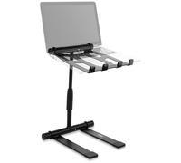 Pyle Supporto per laptop con vassoio singolo regolabile in altezza pieghevole Riser ergonomico supporto portatile per tablet MacBook DJ Mixer