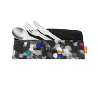 PYLONES : Delice Cut - Set di 3 posate, colore: nero