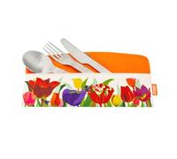 PYLONES : Delice Cut - Set di 3 posate - Tulipani