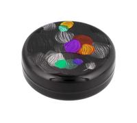 Pylones, Goal Black Pallet, posacenere tascabile in metallo, 6,5 x 2,5 cm