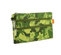 Pylones, pochette con 3 cerniere, mimetico, 20 x 13 x 1 cm, poliestere