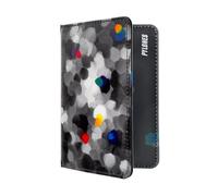 Pylones, Protezione passaporto / porta passaporto - Viaggi - Black Palette - 9,5 x 13,5 cm Tessuto rivestito, Nero , 13,5 x 9,5 cm, Classico