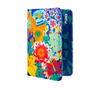 Pylones, Protezione passaporto / porta passaporto - Viaggi - Bouquet - 9,5 x 13,5 cm Tessuto rivestito, multicolore, 13,5 x 9,5 cm, Classico