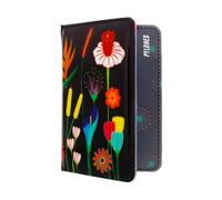 Pylones, Protezione passaporto / porta passaporto - Viaggi - Tulipani - 9,5 x 13,5 cm Tessuto rivestito, multicolore, 10 x 8 cm, Classico