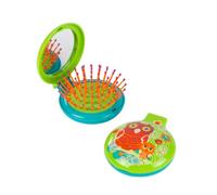 Pylones - Spazzola per capelli pieghevole LADYRETRO, con specchio