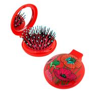 Pylones - Specchio a spazzola Ladyretrò con papaveri