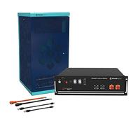 Pylontech 1x Batteria US3000C LiFePO4 da 3,5kWh con set di cavi di collegamento per inverter e armadio per batteria