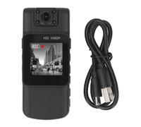 Pyltha Bodycam Collana Telecamera Nascosta Mini Dash Cam 2K HD con Schermo TFT 180° Rotante - Portatile e Facile da Indossare per Sicurezza e Viaggi (64G)