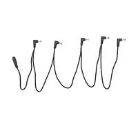 Pyltha Cavo Chitarra Elettrica Jack, Cavo Daisy Chain 1 a 5 Vie, Nero - Alimentazione Stabile, Isolamento Rumore, Uso per Pedali Effetti