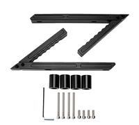 Pyltha Maniglia di Presa Posteriore, Alluminio Lucido 2 Pezzi - Supporto Sicuro e Accesso Rapido, Anticorrosione, per JK 2007-2018 (Nera)