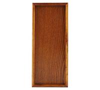 Pyltha Vassoio in Legno Rettangolare, Antiscivolo, 36x27 cm - Pratico e Resistente, Design Elegante per Casa e Ufficio (35 * 15cm)