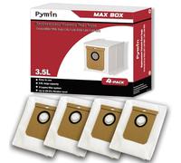 Pymin Confezione da 4 sacchetti di ricambio compatibili con aspirapolvere Eufy L50 L60, Conga Home 10000, 8090 Ultra, 9090 AI, Haier H9+ Robtic, sacchetti autosvuotanti per lo smaltimento dello sporco