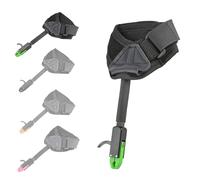 PYMUST Ausilio di Rilascio per tiro con Arco Compound Cinturino da Polso Regolabile Progettato per Principianti e Cacciatori nel tiro al Bersaglio e nella Caccia all'aperto (Green)