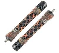 PYMUST Barra stabilizzatrice per arco da 20,3 cm, ammortizzatore antivibrazioni, per caccia e tiro con l'arco composto (mimetico)